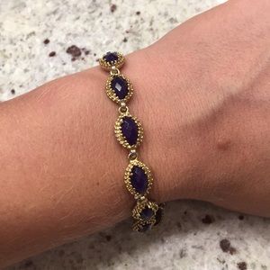 Kendra Scott Purple/Gold Bracelet